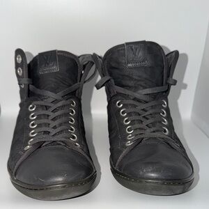 Louis Vuitton Charcoal High-Top Sneakers